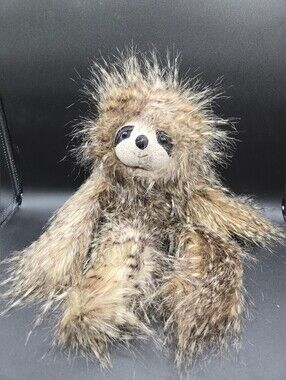 Retired Jellycat London Cyril The Sloth 16" Fluffy Long Hair Plush